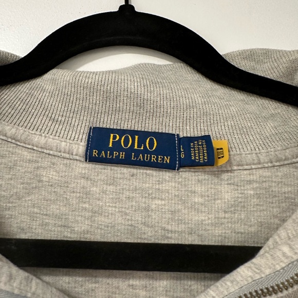 Ralph Lauren Estate-Rib Quarter-Zip Pullover size Large - Picture 4 of 4